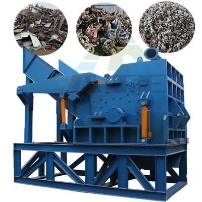 China 50kW Power Automatic Scrap Metal Crusher Machine for Car Shell Bicycle Steel Waste for sale