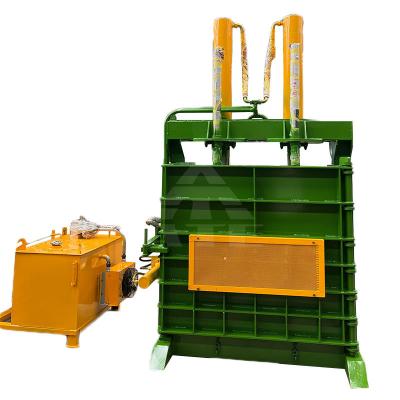 China Belt Packaging Type Hydraulic Driven Plastic Waste Paper Vertical Baler Tire Baler Machine for sale