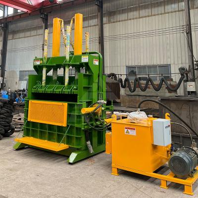 China 80 Ton Vertical Baler Machine for Compressing and Packing Loose Materials at Sale for sale