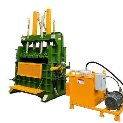 China Vertical Aluminum Can Baler for Scrap Metal Rubber Plastic Bottle and Hydraulic Tire for sale