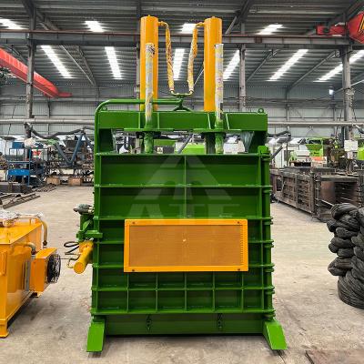 China 650 KG Vertical Baler Durable Solution for Waste Paper Tyres Rubber and Hard Plastic for sale