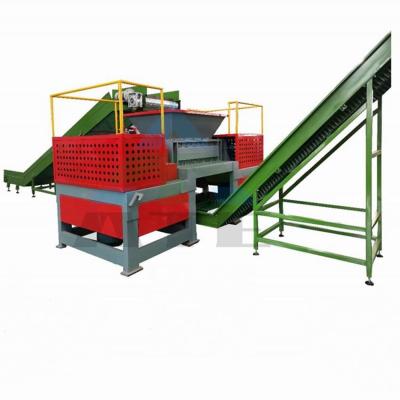 China AC Motor E-waste Barrel Scrap Metal Hammer Mill Metal Shredder Briquette Press Metal Can Hammer Shredder for sale