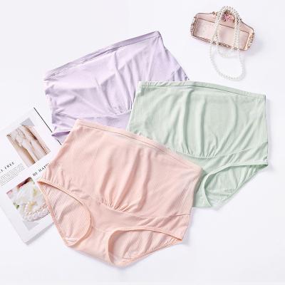 China Antibacterial Comfortable High Waist Soft Backrest Women Underwear Quality Modal Maternity Panties for sale