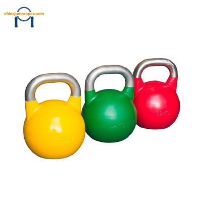 China Universal Wholesale Colored Powder Coated Cast Iron Kettlebell, Portable Kettlebell, Adjustable Kettle Bell for sale