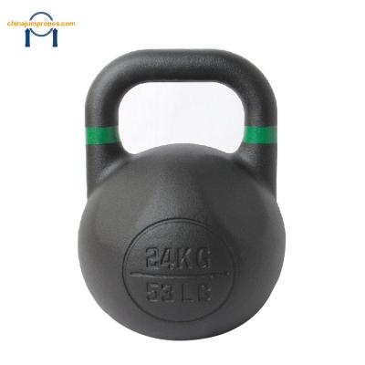 China Plastic Adjustable Handle 24KG Universal Competition Gym Kettlebells With Bone Collars for sale