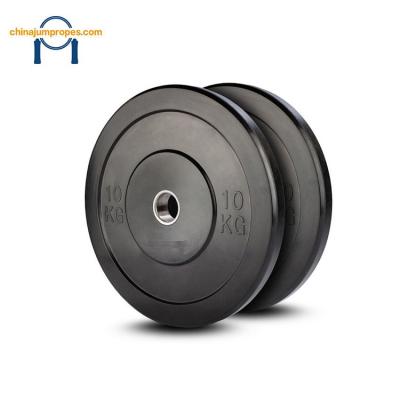 China High Quality Rubber Black Rubber Competition Bumper Plates , Bumper Plates Rubber for sale