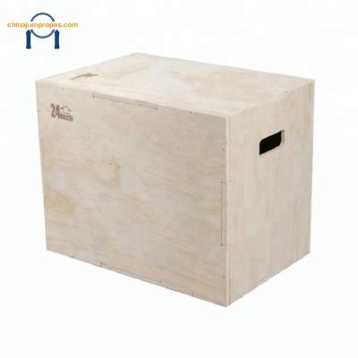 China Professional Steel Wood Customize Wood Wooden Jump Plyobox For Fitness for sale