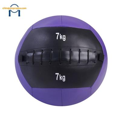 China Leature + PU/PVC Cotton& High Quality Sand Wall Hanging Ball , Soft Wall Ball , 7kg Sports Slamming Training Balls for sale