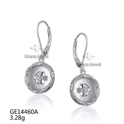 China Elegant Earring Ring Pendant Sets from SET14460A Grace Zircon Circle Bridal Wedding for sale