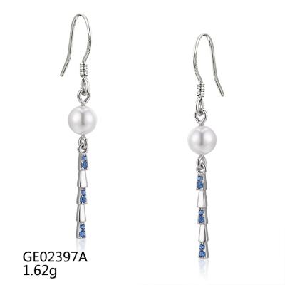 China GE02397A Elegant Grace Pearls Stones Gemstone Earring for sale