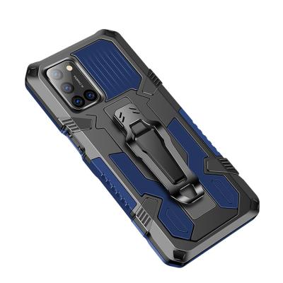 China Warrior Series Belt Clip Mech Mech With Back Car Mount Magnetic Shell Cover For Oppo A92 for sale