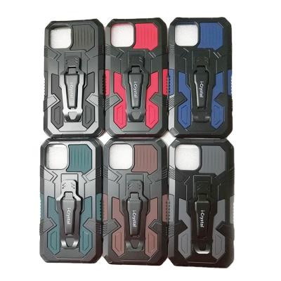 China 2020 New Model Mech Mech Warrior Shell Belt Clip Holster Rubber Phone Case Cover For LG K51/Stylo 6 for sale