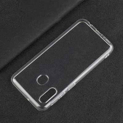 China 2019 New Crystal Clear Shockproof Clear Gel TPU Cell Phone Cover Bumper Case For G8 BLUE for sale