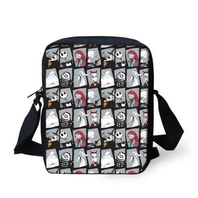 China Day Cross - Body Bag Nightmare Before Christmas Pattern Mens Body Bags Cross - Casual Messenger Bag Custom Logo Stylish Men Messenger Bags Body Boys for sale