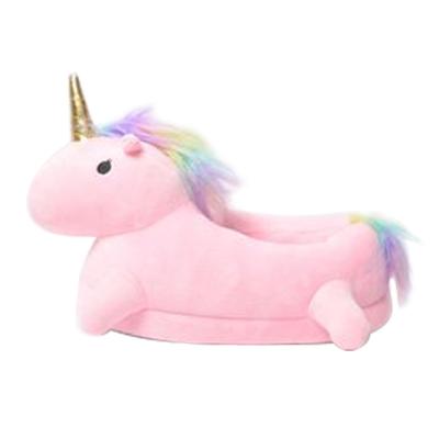 China Wholesale Soft Home Unicorn Breathable Warm Slippers Customized PVC Cutest Stylish Cartoon for sale