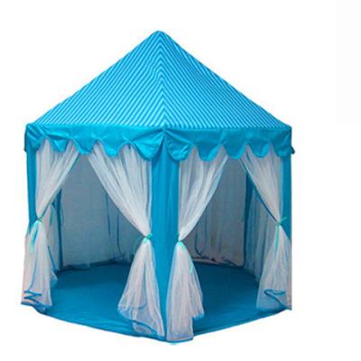 China Polyester fabric & Wholesale Mesh Best Selling Adorable Design Adorable Design Indoor Playhouse Kids Blue Pink Tent for sale