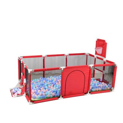 China Plastic& Gauze Wholesale Modern Design Kids Playhouse Baby Toy Ocean Ball Pool Game Barrier for sale