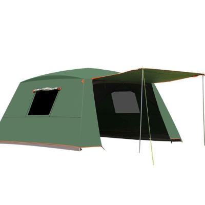 China Extended Type Popular Style Sunshade Leisure Polyester Fabrics Waterproof Large Family Outdoor Camping Tent for sale