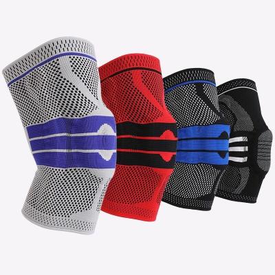 China Fashion Knee Brace Immobilize Bestselling Knee Protector Sports Knee Support Compression Sleeve Nylon Knee Brace with Patella Gel Side Stabilizers and Pads for sale