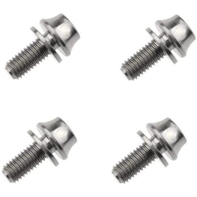 China Titanium M5 Titanium Bolts Gr5 Allen Button Screws Bolts 8 10 12 Mm For Bicycle Water Bottle Cage for sale