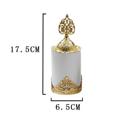 China Chinese Middle Eastern Style Arab Home Censer Ceramic Incense Censer Censer for sale