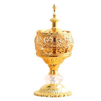 China Simple Middle Eastern Chinese Home Incense Lace Metal Craft Decoration Incense Cencer Sandalwood Censer for sale