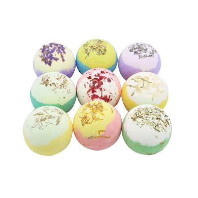 China Foam Moisturizing 5 Scents Foam Moisturizing Exfoliating Salt Bath B omb ball for SPA for sale