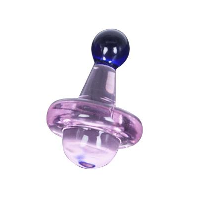 China Newest Fanshion UKETA UFO Shape Nail Bubble Carburetor Hat Colorful Glass Weed Props for sale