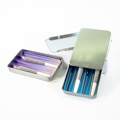 China Slide Top UKETA OEM Metal Co-Holder Pre Rolled Case Kid Proof Tins Box Pre Roll Packing for sale