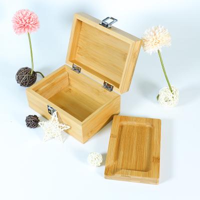 China UKETA Handmade Premium Storage Box Wooden Weed Box Smell Proof Custom Box For Weed With Rolling Tray Inside for sale