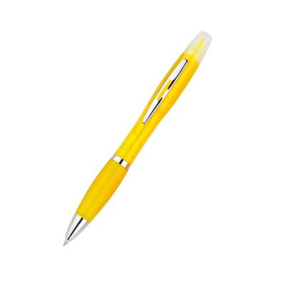 China Promotional Pen 2 in 1 High Lighter Multifunctional Promotional Ball Pen for sale