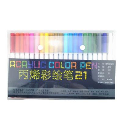 China High Quality Acrylic Paint Drawing Marker Pen For Rock Glass Canvas Fabric Photo Album Ceramic Wood Painting for sale