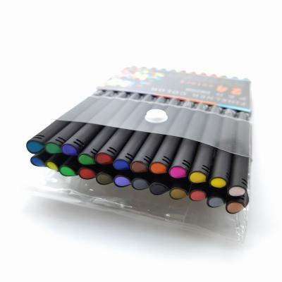 China Fine Line Drawing Pen, Good Quality Micron Waterproof Marker Liner Sketch .4mm Colored Fine Drawing Pen for sale