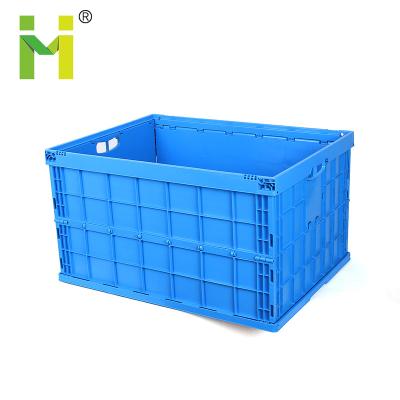 China Other Rectangular Stackable Plastic Turnover Box With Lid for sale