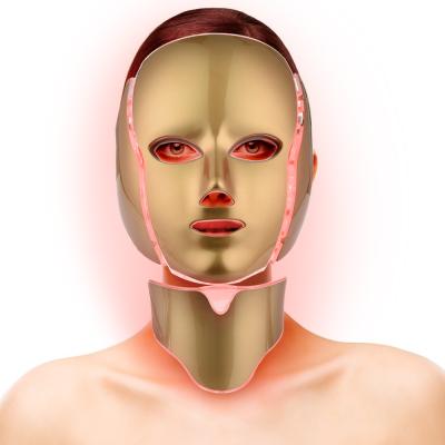 China Skin Tightening Facial Mask Beauty Instrument Pdt Phototherapy 7 Color Led Facial Beauty Mask With Neck Mask for sale