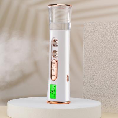 China Portable Moisturizer Supplier Dropshipping Face Spray Spa Moisturizing Double Mini Nano Mist Sprayer Nebulizer Jet Head for sale