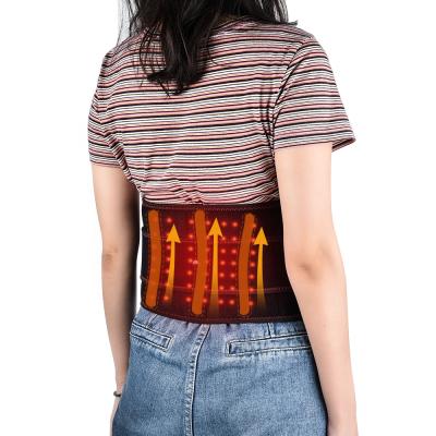 China Wholesale Breathable Waist Brace Belt Pain Relief Heating Self Warmer Lower Waist Lumbar Brace With Private Label Service for sale