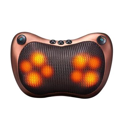 China Hailicare 8 Neck Massage Heads Car And Home Dual Use Electric Neck Massager Pillow With Infrared Heating for sale