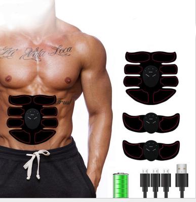 China Smart USB Charger Abdominal Training Stickers Electric Fitness Body Slimming Massager EMS Wireless Muscle Stimulator for sale