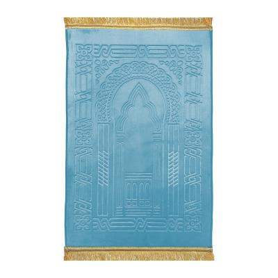 China Washable wholesale collapsible washable pocket muslim prayer mat for sale