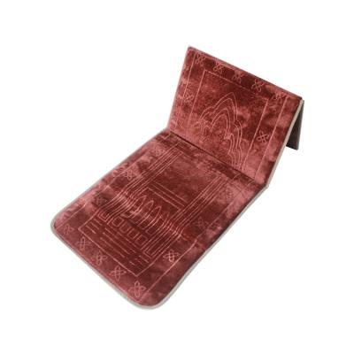 China Washable 2023 Hot selling fashion foldable prayer mat velvet prayer mat muslim for sale