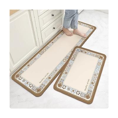 China Washable Non-slip Floor Kitchen Mats for sale