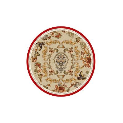 China Non-Slip American retro round carpet living room bedroom cloakroom rocking chair floor mat for sale