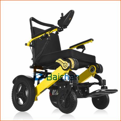 China Hot Selling High Quality Brushless Wheelchair Healthcare Folding Electric Wheelchair for sale