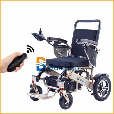 China Easy Operation Hospital Aluminum Intelligent For Handicapped Electric Folding Wheelchair Electric for sale