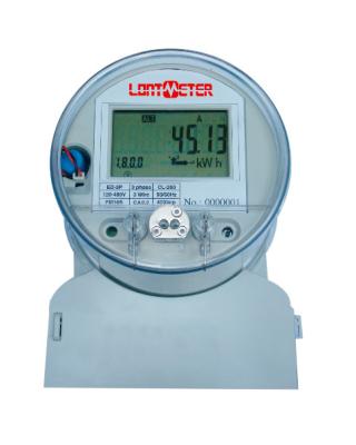 China LCD Type Single Phase Power Meter With Glass Cover And Aluminium Base for sale