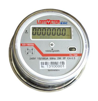 China LCD Type Single Phase Digital Energy Meter , 1 Phase Energy Meter 15-100A for sale