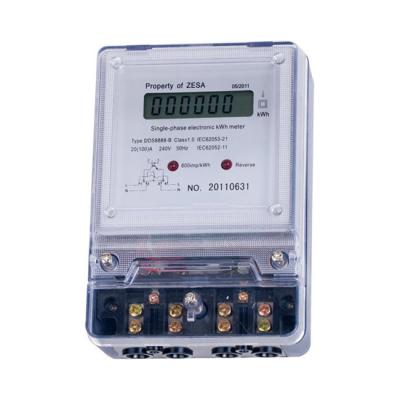 China High Reliability 3 Phase 4 Wire Static Watt Hour Meter With 7 Digits LCD Display for sale