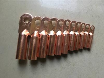 China Electric Cable Copper Terminal Lugs For Connecting 2/0 AWG ROHS Certificate for sale