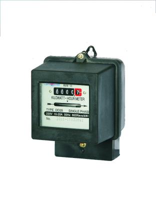 China 50/60Hz Household Digital Electric Meter Display With Two Wire And Glass for sale